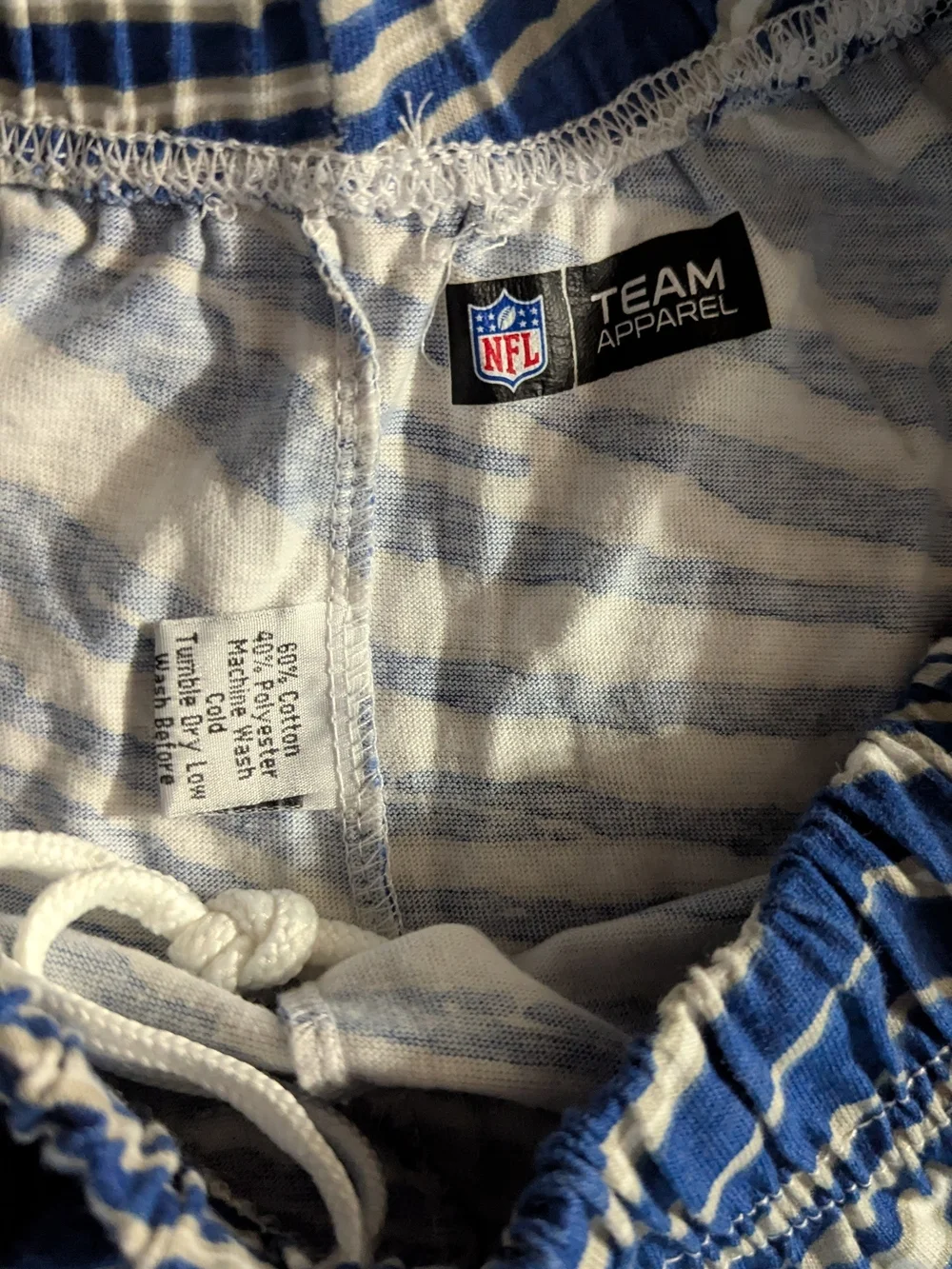 Zubaz Pants Lounge Men's Detroit Lions Honolulu Blue Side Pockets Small Nfl Nwot